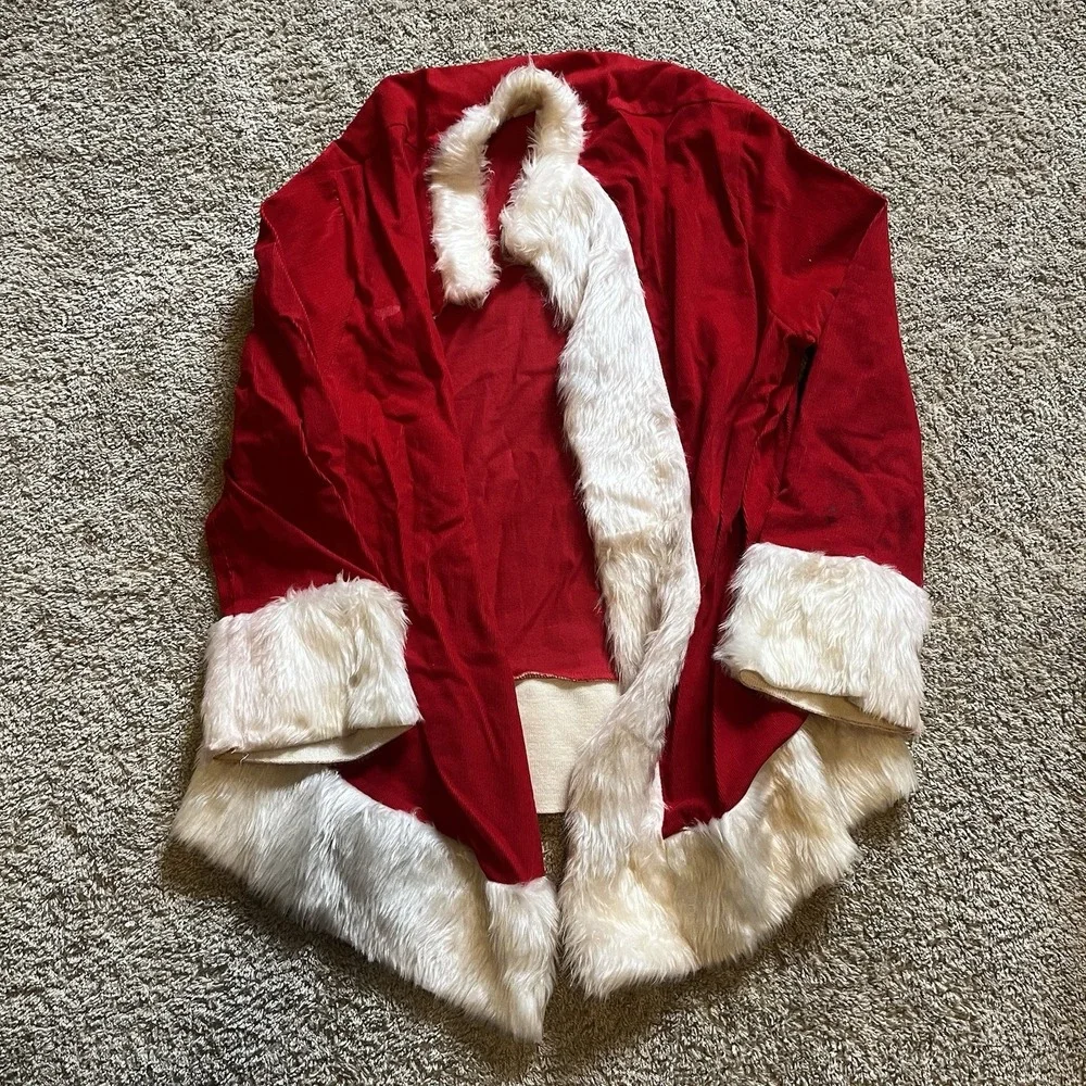 Vintage 1985 Rubies Deluxe Corduroy Santa Suit‎ Fits Size 40-46 Flame Retardant